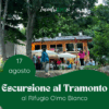 Escursione al tramonto e cena al Rifugio Olmo Bianco