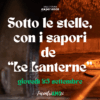 Sotto le stelle, con i sapori de «Le Lanterne»