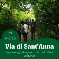 29.03.2026 | TAPPA VIA DI SANT'ANNA E CENA AL RISTORANTE/PIZZERIA "LE LANTERNE"